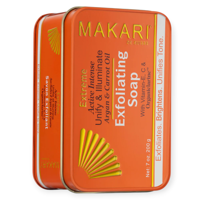 MAKARI EXTREME ARGAN & CARROT OIL EXFOLIATING SOAP 200G