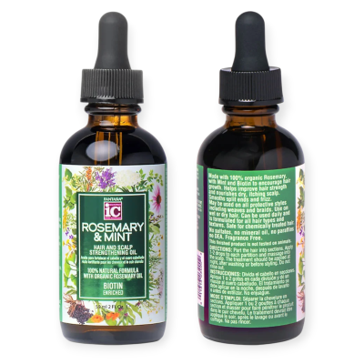 FANTASIA IC ROSEMARY & MINT HAIR & SCALP STRENGTHENING OIL 2OZ