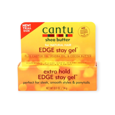CANTU SHEA BUTTER FOR NATURAL HAIR EDGE STAY GEL 14G
